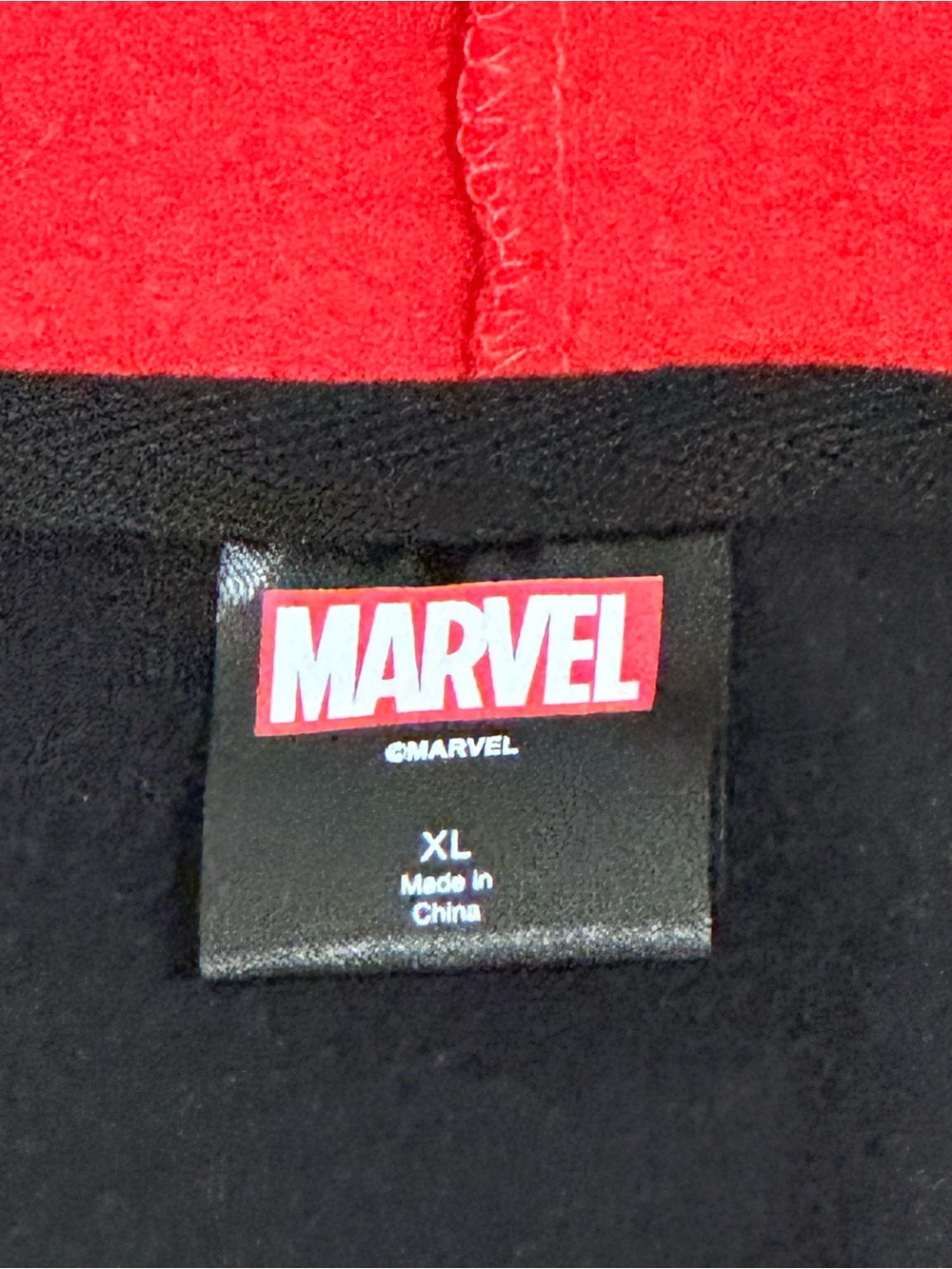Marvel Black and Red Spider Logo Hoodie - Picture 4 of 6